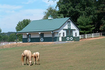 custom horse barns